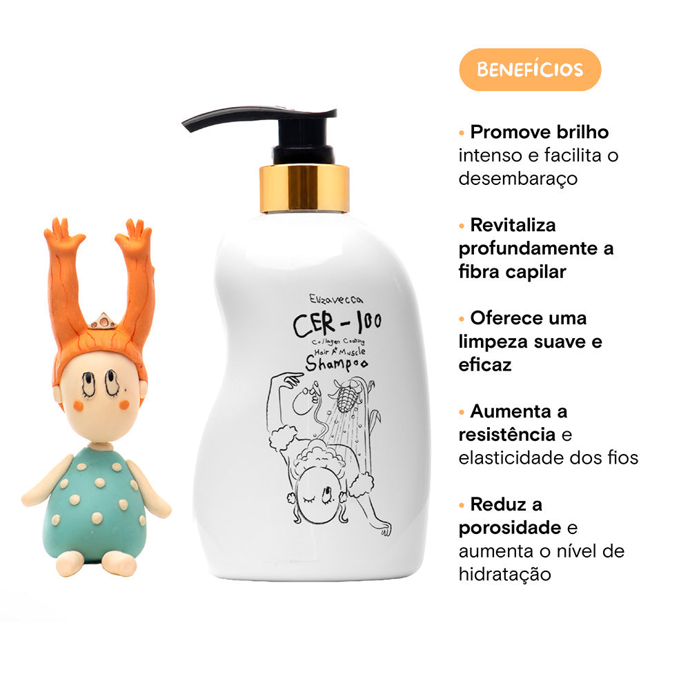Elizavecca - CER-100 Collagen Coating Hair Muscle Shampoo 500ml/16.9 fl.oz