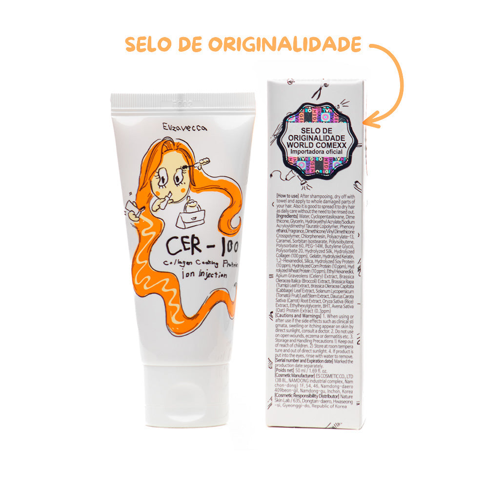 Elizavecca CER-100 Collagen Coating Hair Protein Treatment 50ML